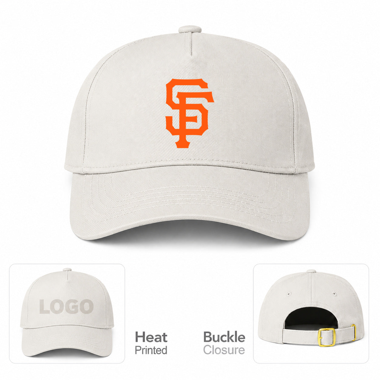 MLB San Francisco Giants Baseball Cap Hat - Beige