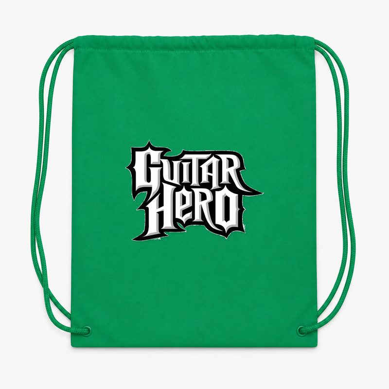 Guitar Hero Drawstring Bag - Green