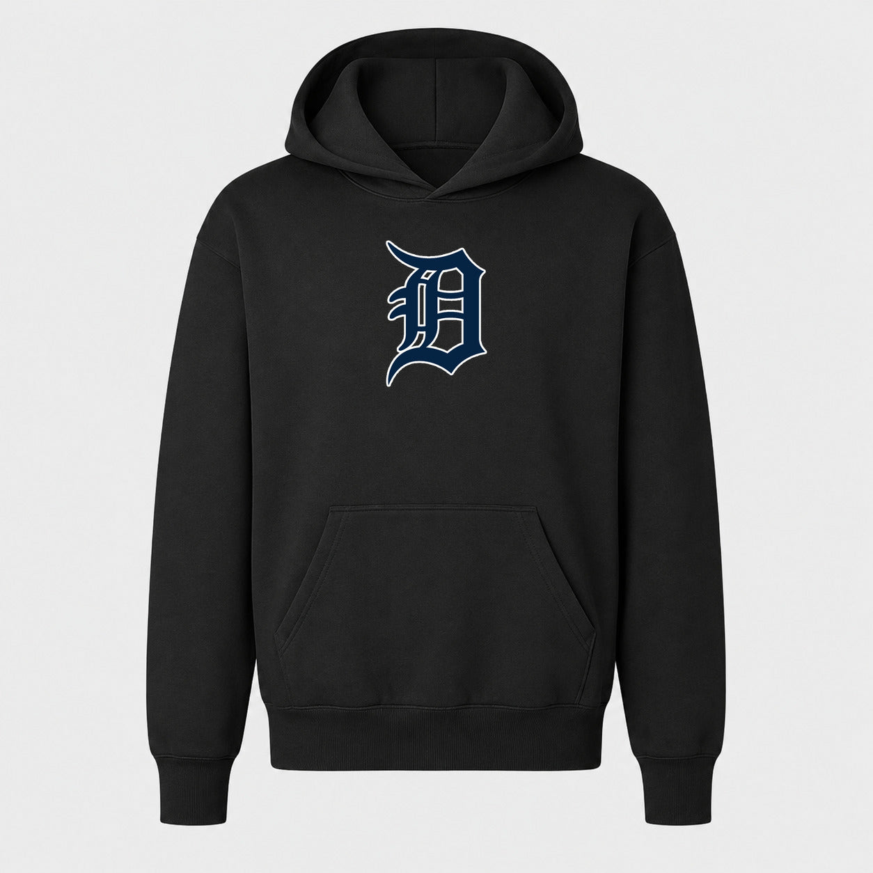 Youth Detroit Tigers Pullover Hoodie - Black
