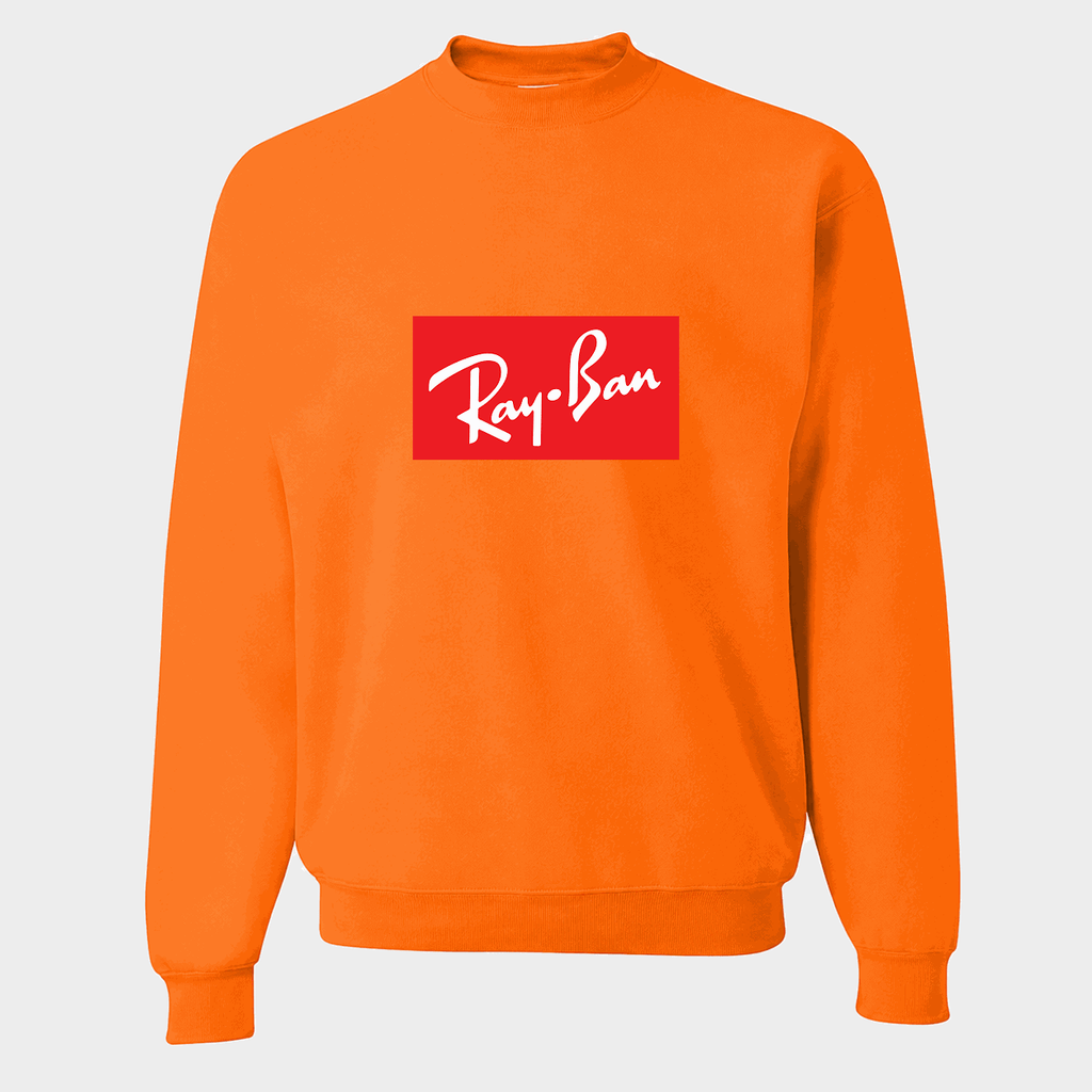 Men's Ray-Ban Crewneck Sweatshirt - Orange