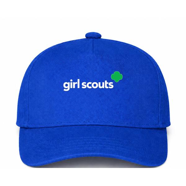 Girl Scouts White Logo Blue Dad Baseball Cap Hat