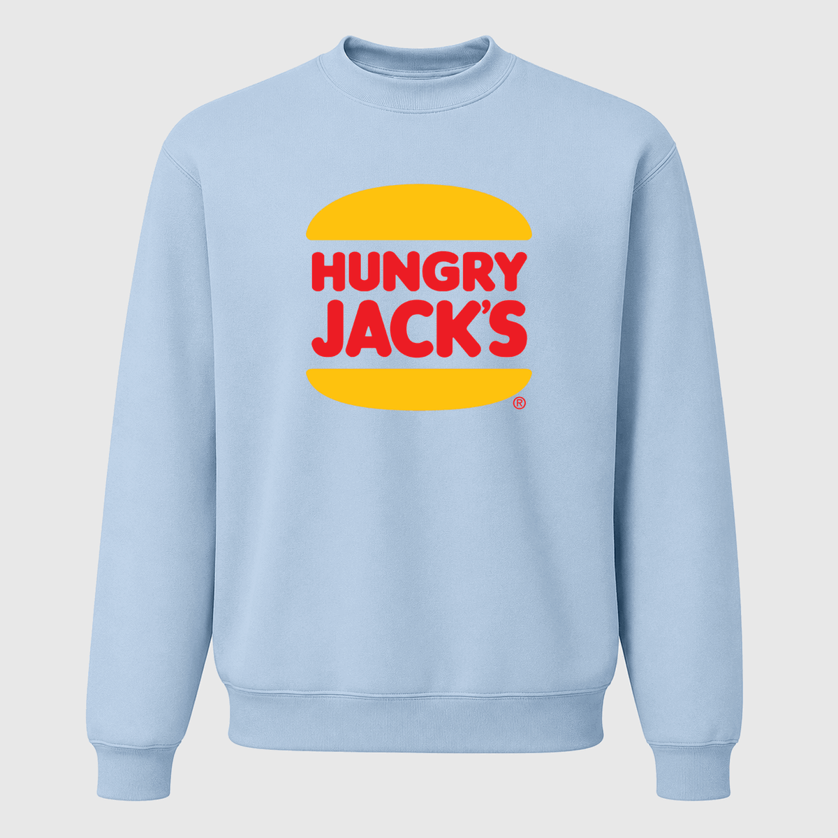Men's Hungry Jack's Crewneck Sweatshirt - Sky Blue