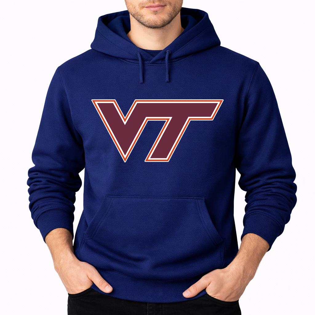 Men's Virginia Tech Hokies Pullover Hoodie - Navy