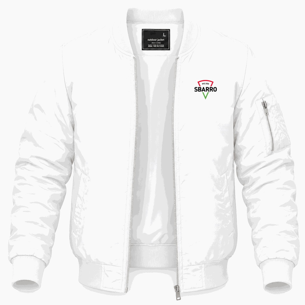 Men's Sbarro Lightweight Bomber Jacket - White