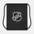 NHL Shield Drawstring Bag - Black