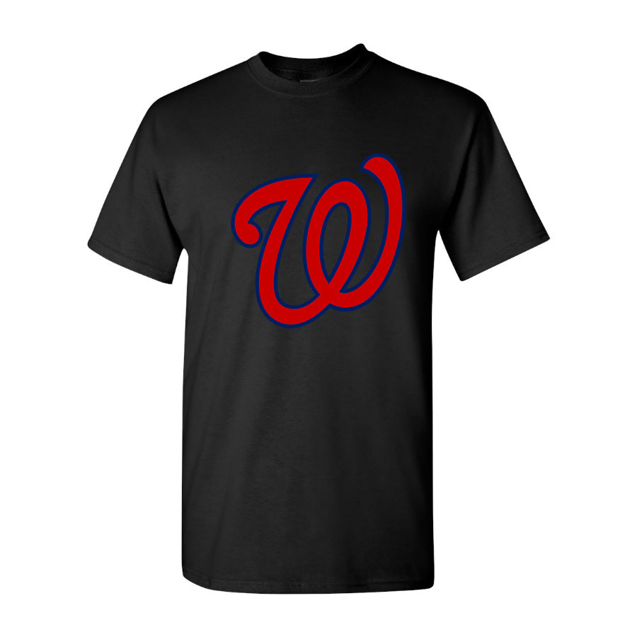 Men's Washington Nationals Cotton T-Shirt - Black