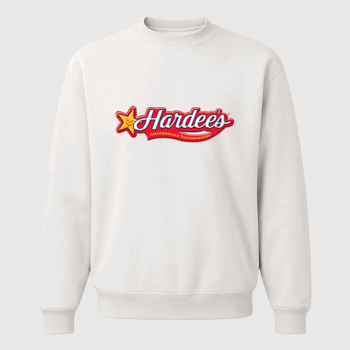 Men's Hardee's Crewneck Sweatshirt - White