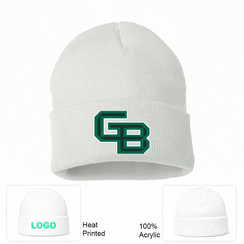 Wisconsin Green Bay Phoenix White Beanie Hat