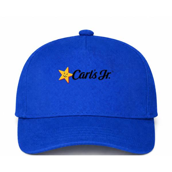 Carl's Jr. Logo Blue Dad Baseball Cap Hat