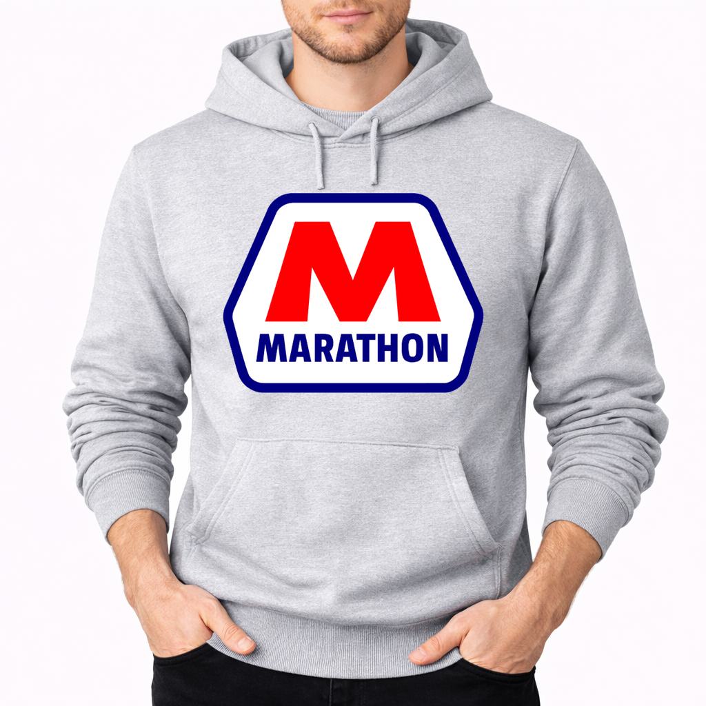 Men's Marathon Pullover Hoodie - Gray