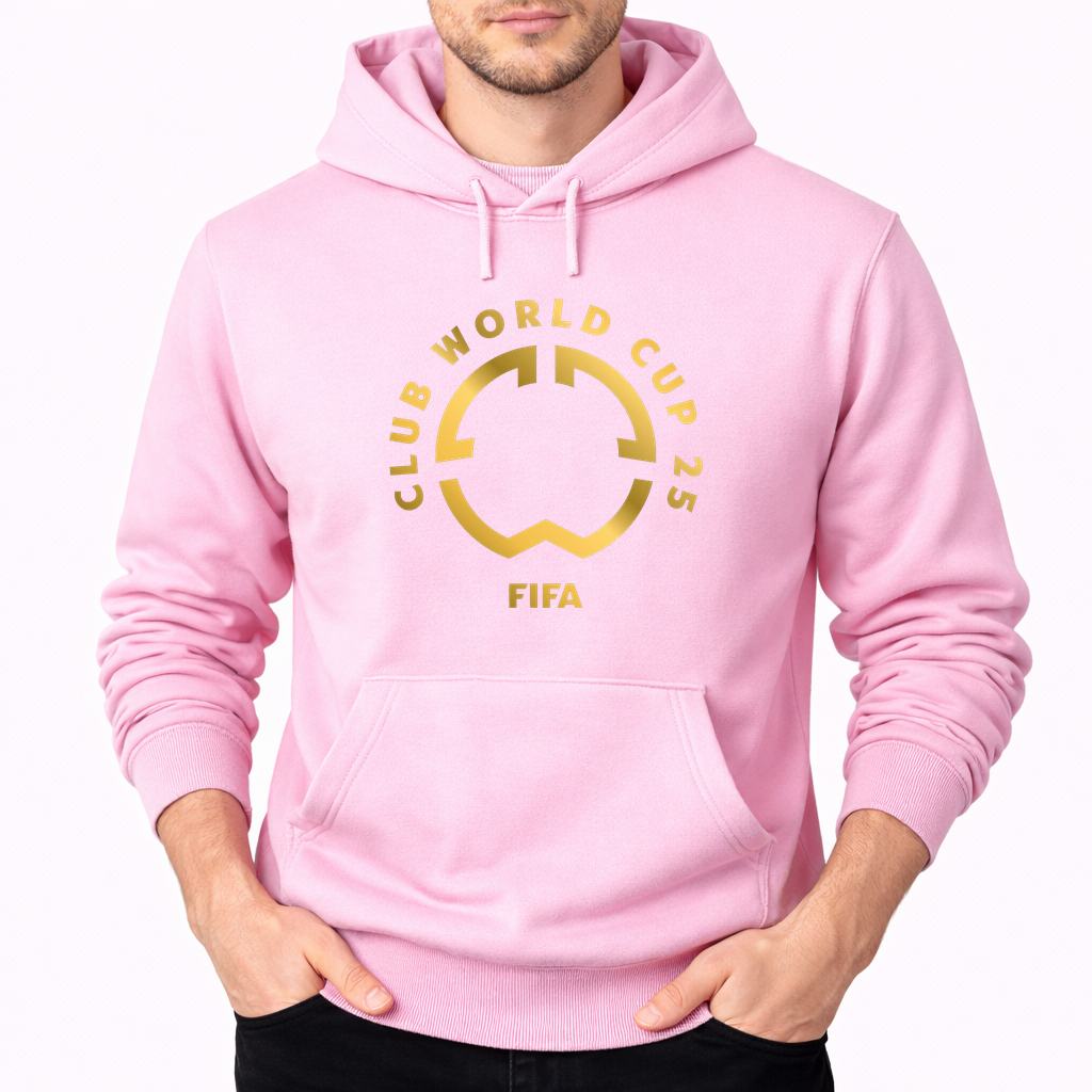 Men's Club World Cup 2025 Pullover Hoodie - Pink