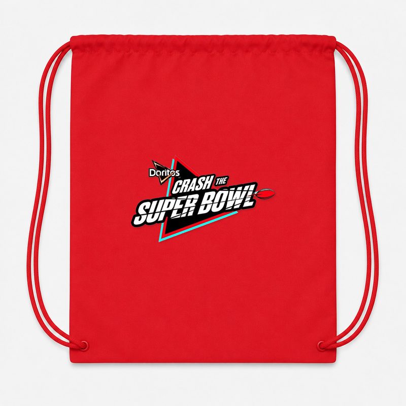 Crash The Super Bowl Drawstring Bag - Red
