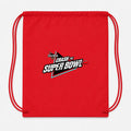 Crash The Super Bowl Drawstring Bag - Red