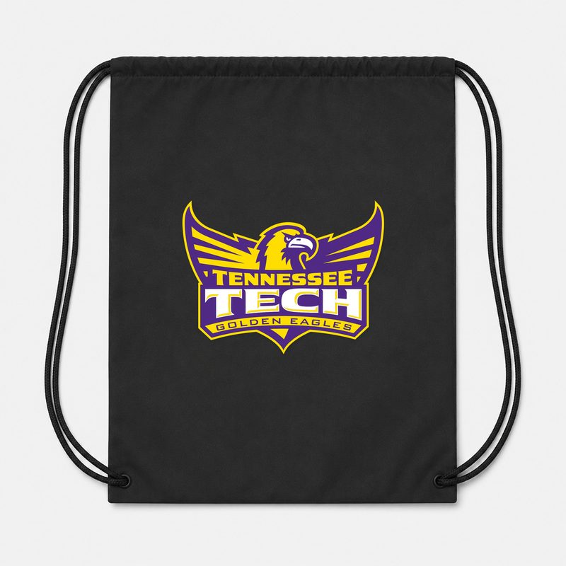 Tennessee Tech Golden Eagles Drawstring Bag - Black