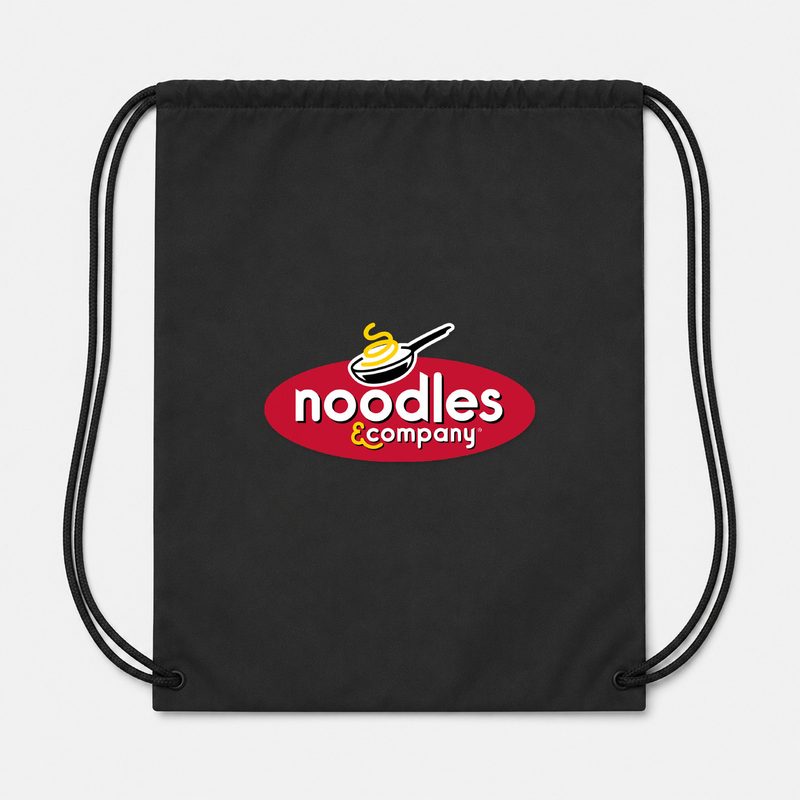 Noodles Company Drawstring Bag - Black