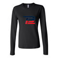 Women's Tom Brady 12 Long Sleeve T-Shirt - Black