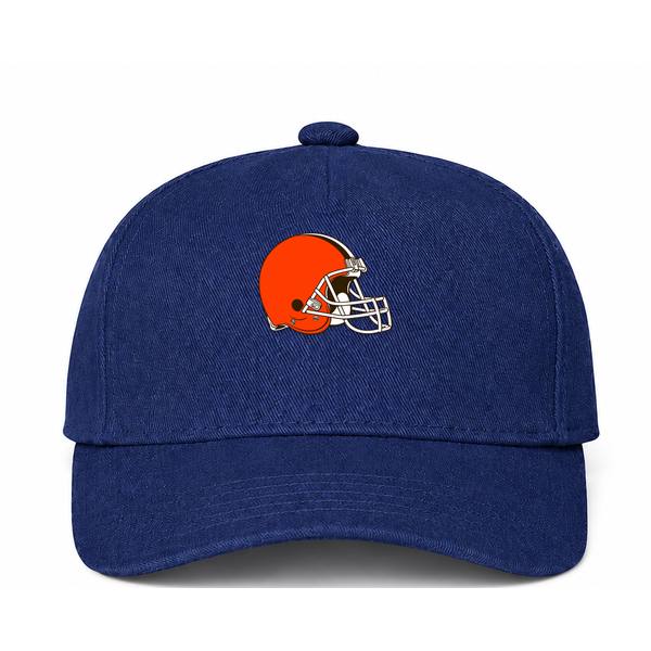 Cleveland Browns NFL Logo Navy Dad Baseball Cap Hat