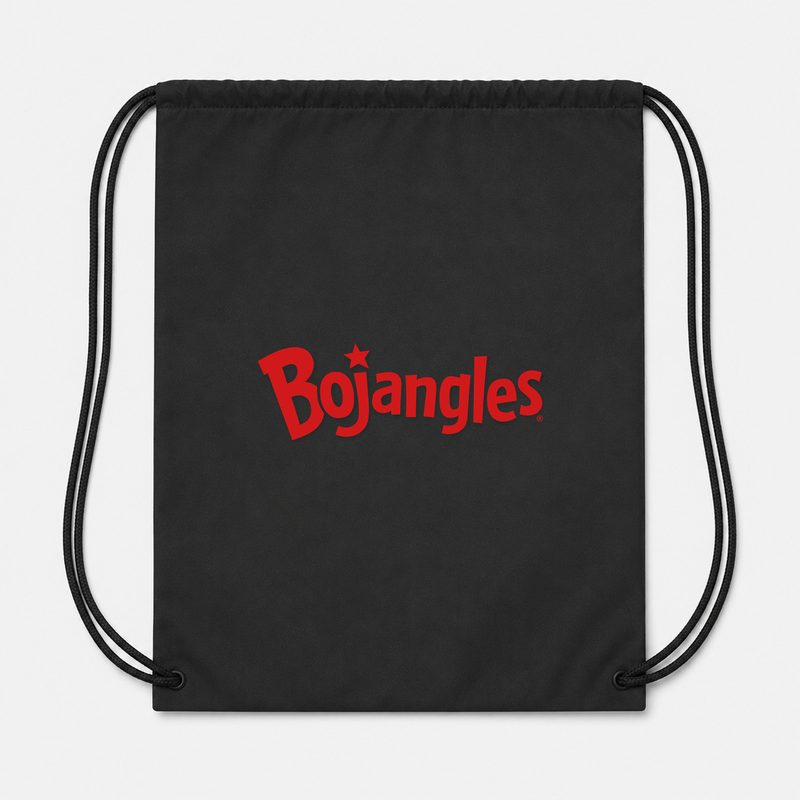 Bojangles Masterbrandmark 1c Pms 1 Drawstring Bag - Black