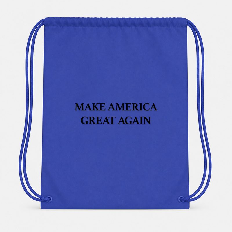 Make America Great Again Drawstring Bag - Blue
