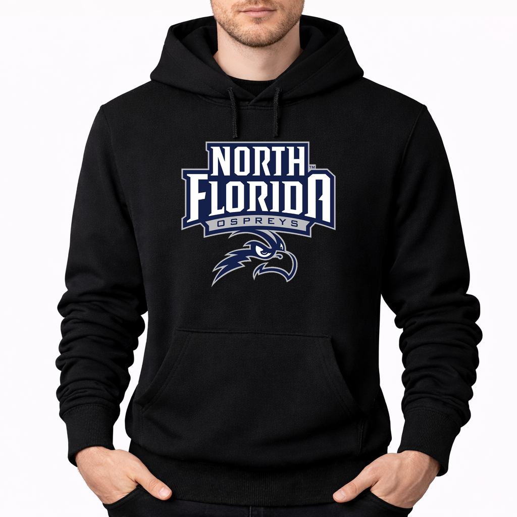 Men's UNF Ospreys Pullover Hoodie - Black