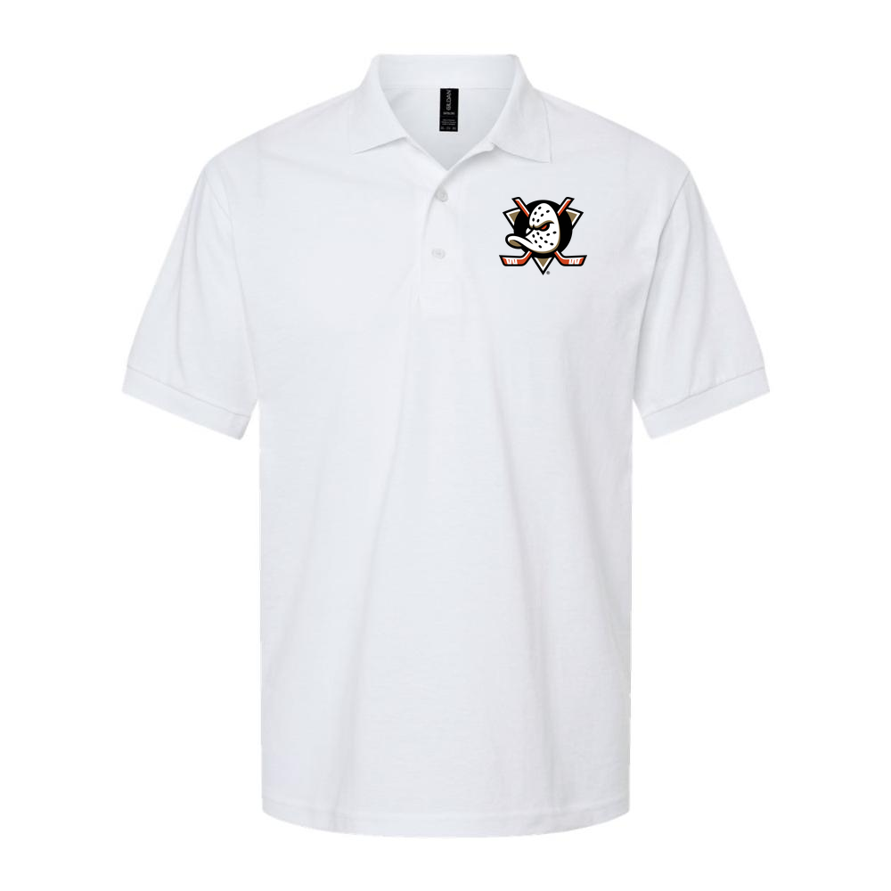 Men's Anaheim Ducks Dry Blend Polo - White