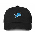 Detroit Lions NFL Logo Black Dad Baseball Cap Hat