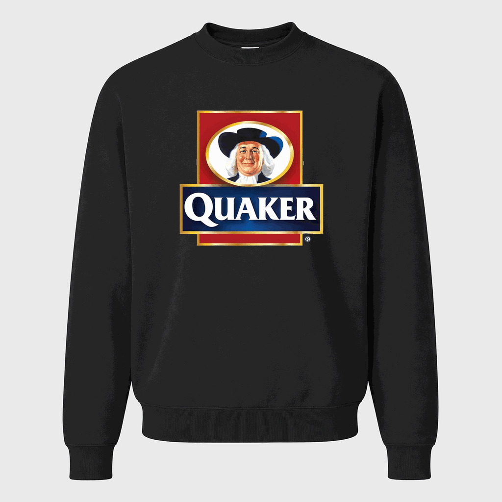 Men's Quaker Crewneck Sweatshirt - Black