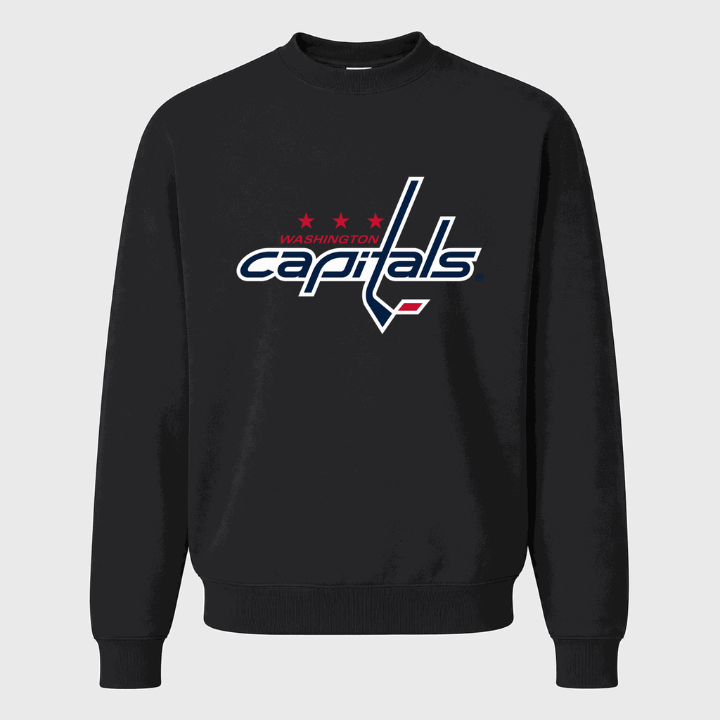 Men's Washington Capitals Crewneck Sweatshirt - Black