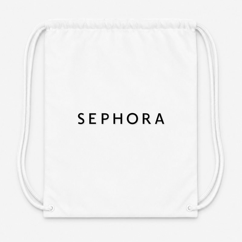 Sephora Drawstring Bag - White