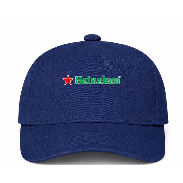 Heineken Logo Navy Dad Baseball Cap Hat