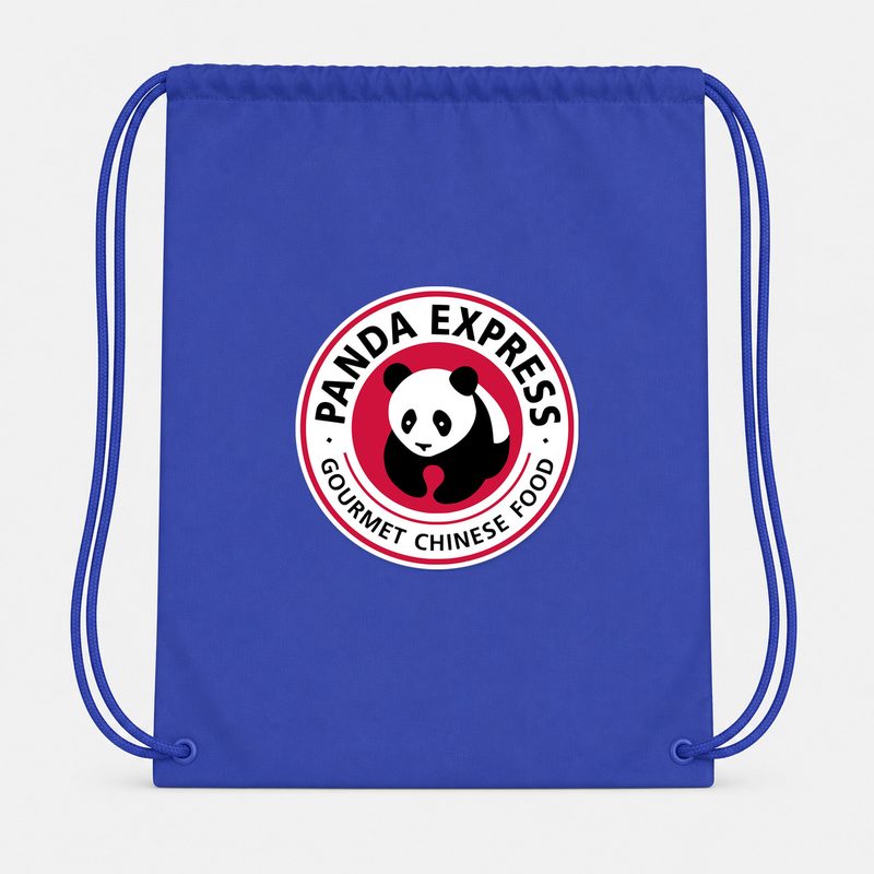 Panda Express Drawstring Bag - Blue