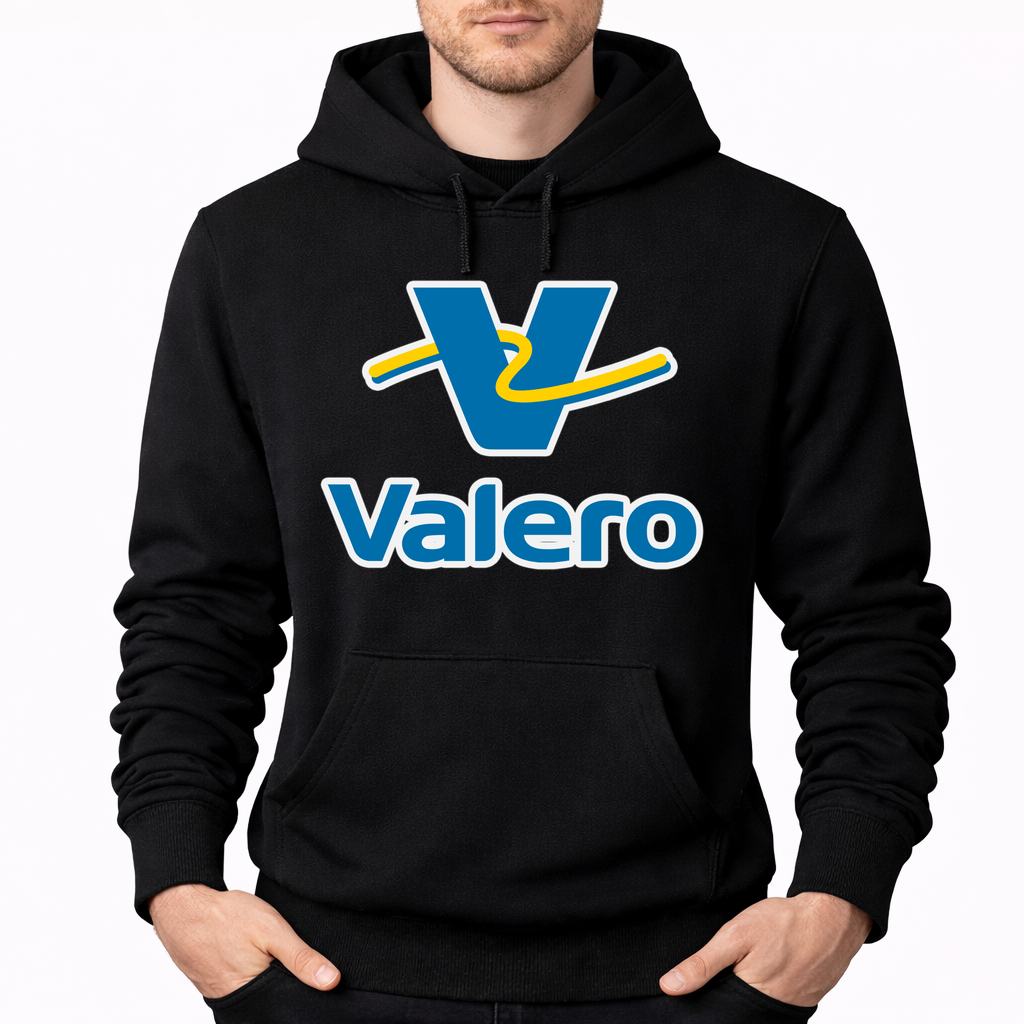 Men's Valero Gas Station Pullover Hoodie - Black