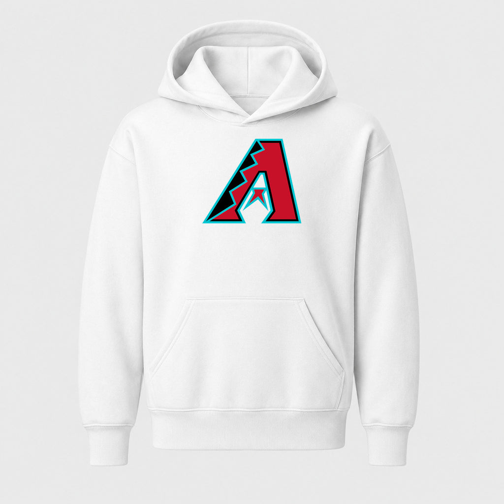 Youth Arizona Diamondbacks Pullover Hoodie - White