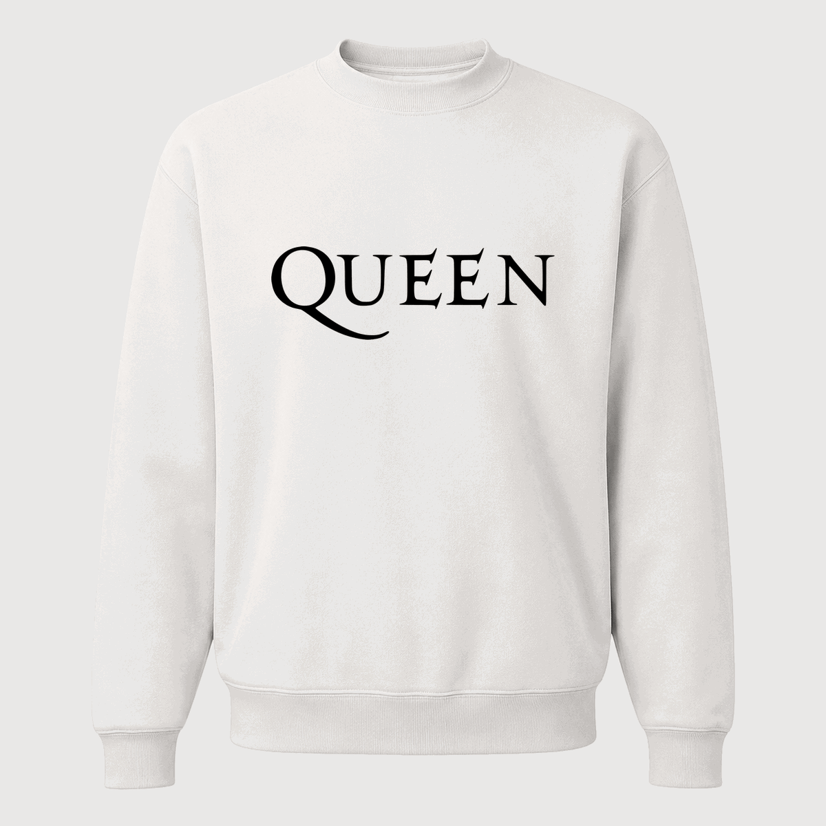 Men's Queen Crewneck Sweatshirt - White