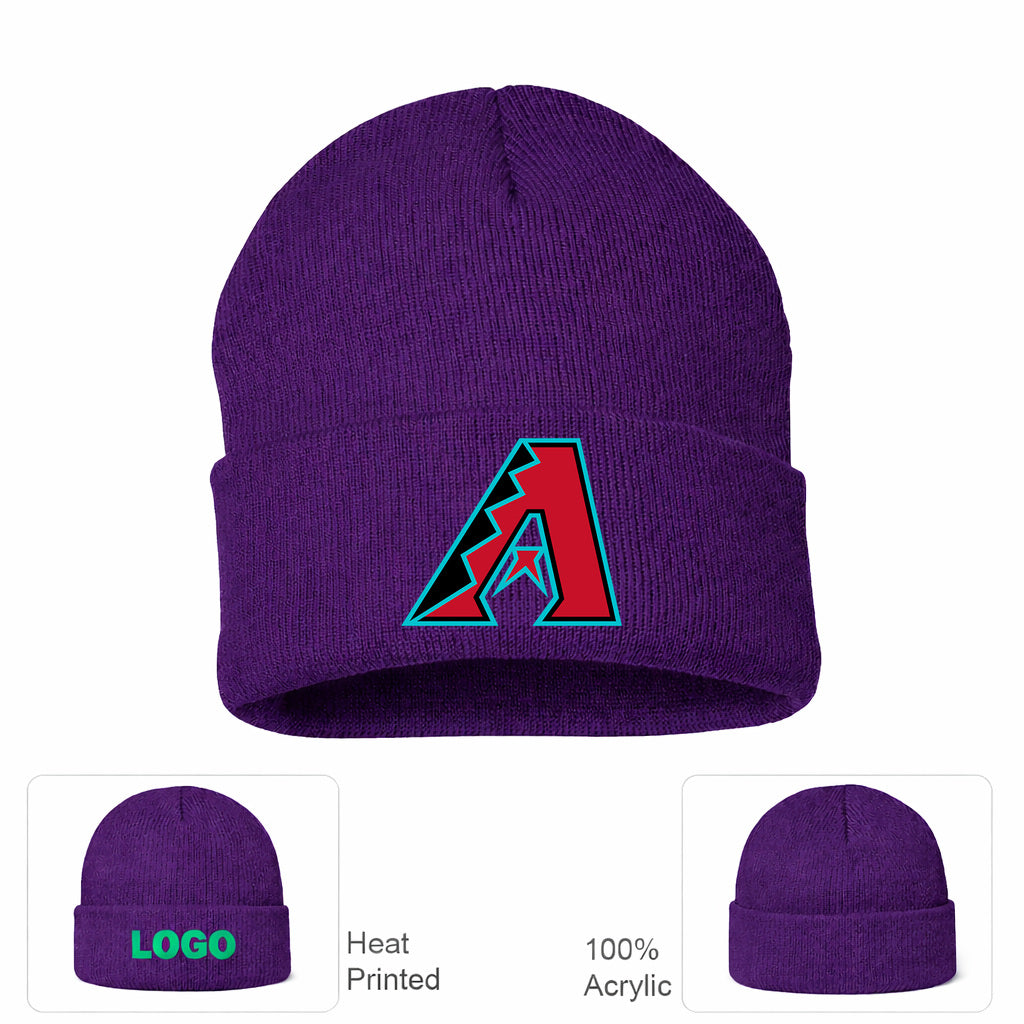 MLB Arizona Diamondbacks Beanie Hat - Purple