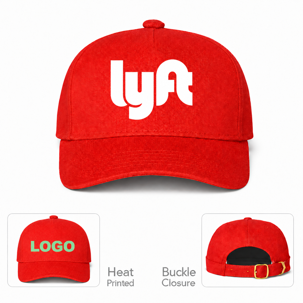 Lyft Red Dad Baseball Cap Hat