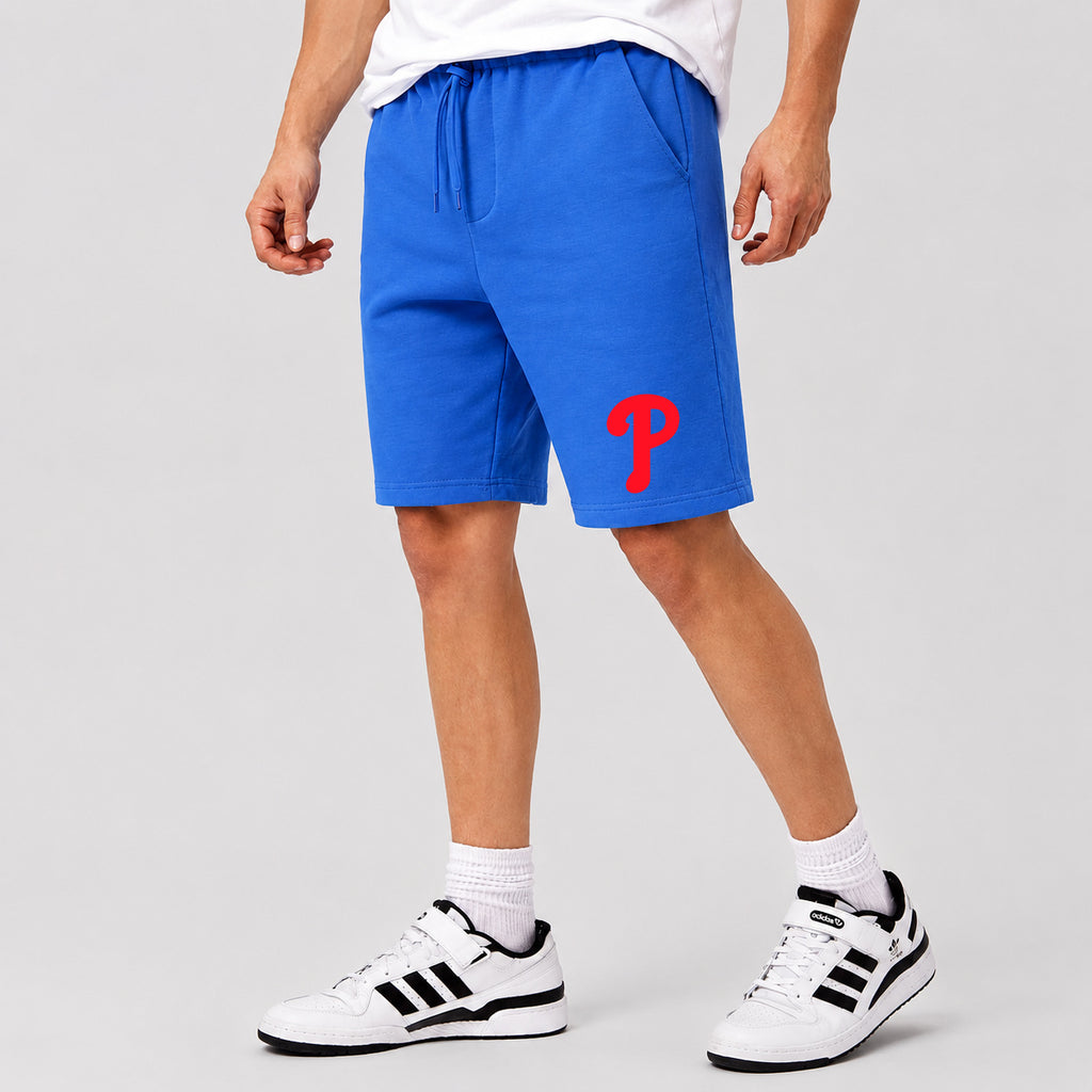 Men's Philadelphia Phillies Cotton Shorts - Royal Blue