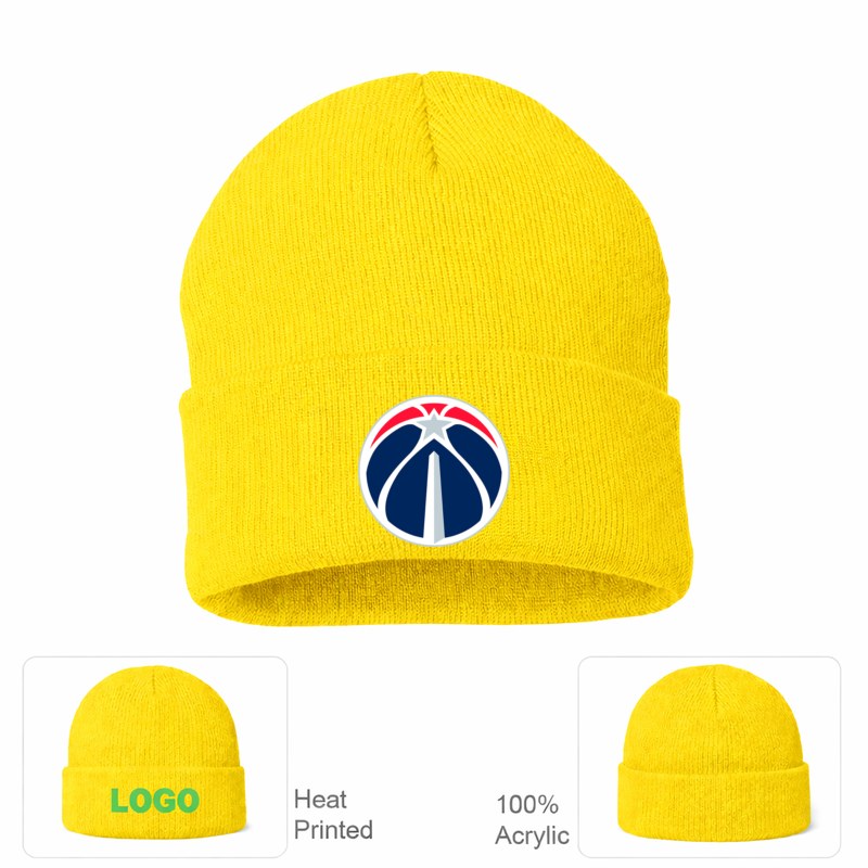 Washington Wizards Yellow Beanie Hat
