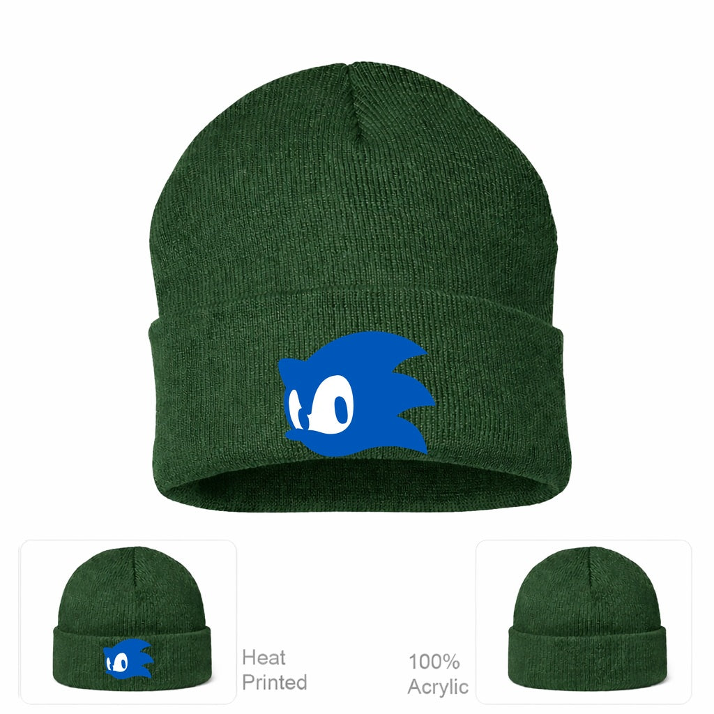 Sonic the Hedgehog Beanie Hat - Forest Green