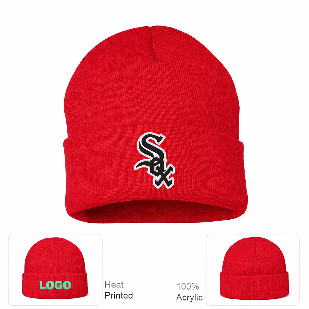 MLB Chicago White Sox Beanie Hat - Red
