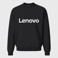 Men's Lenovo White Logo Crewneck Sweatshirt - Black