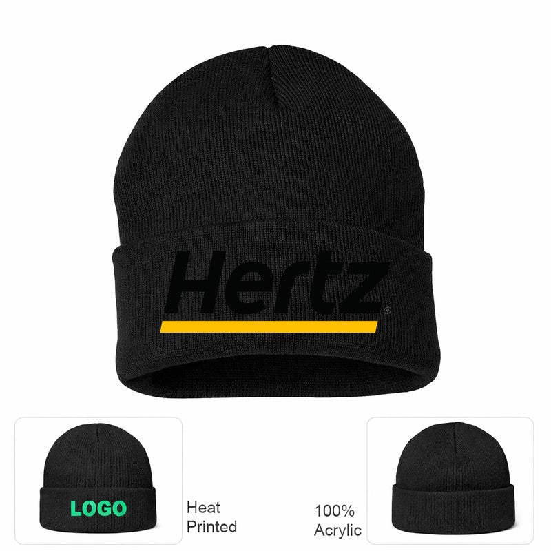 Hertz Beanie Hat - Black