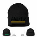 Hertz Beanie Hat - Black