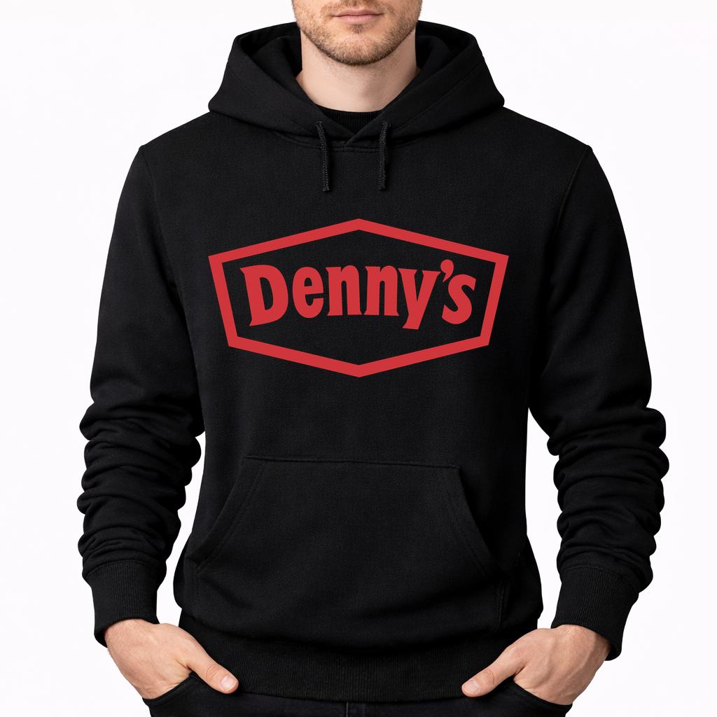 Men's Dennys Pullover Hoodie - Black