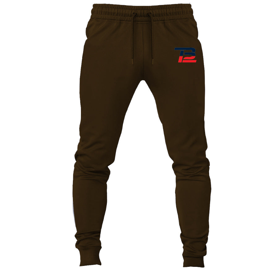 Tom Brady 12 joggers sweatpants - Brown