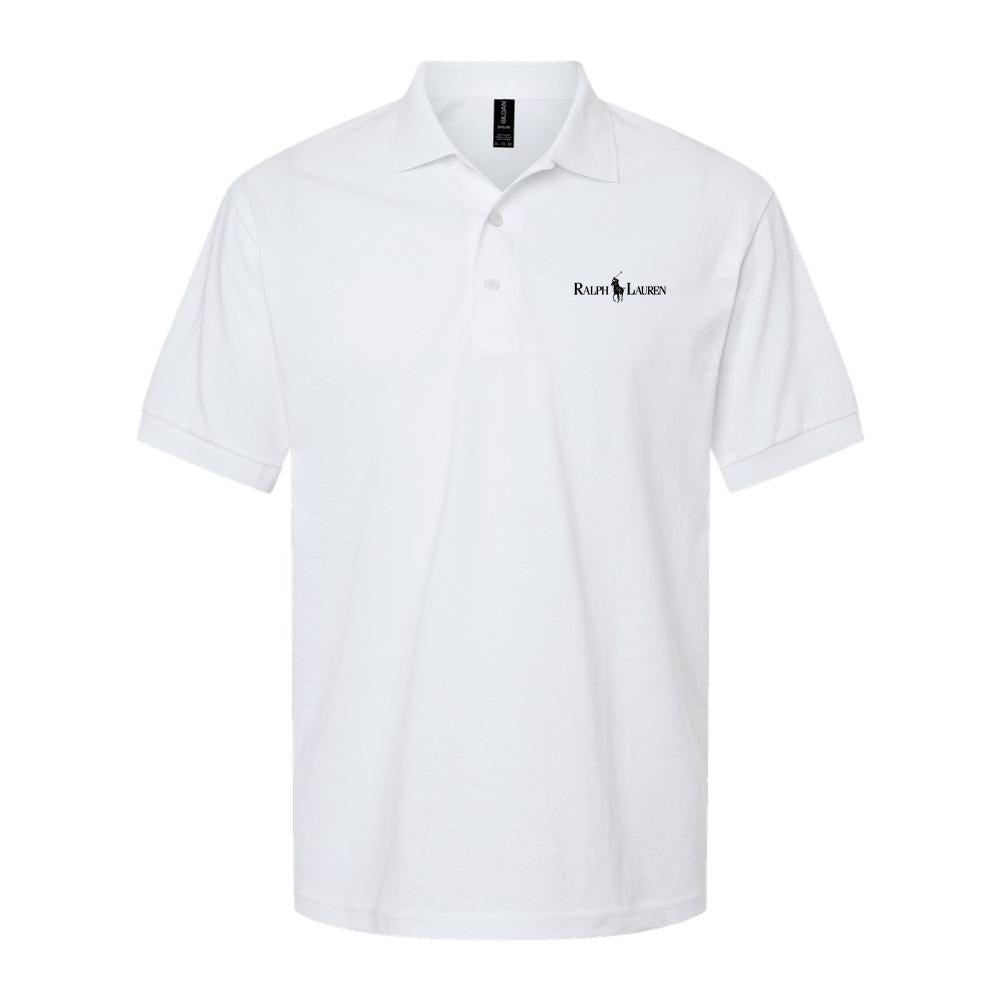 Men's Polo Ralph Lauren Black Dry Blend Polo - White