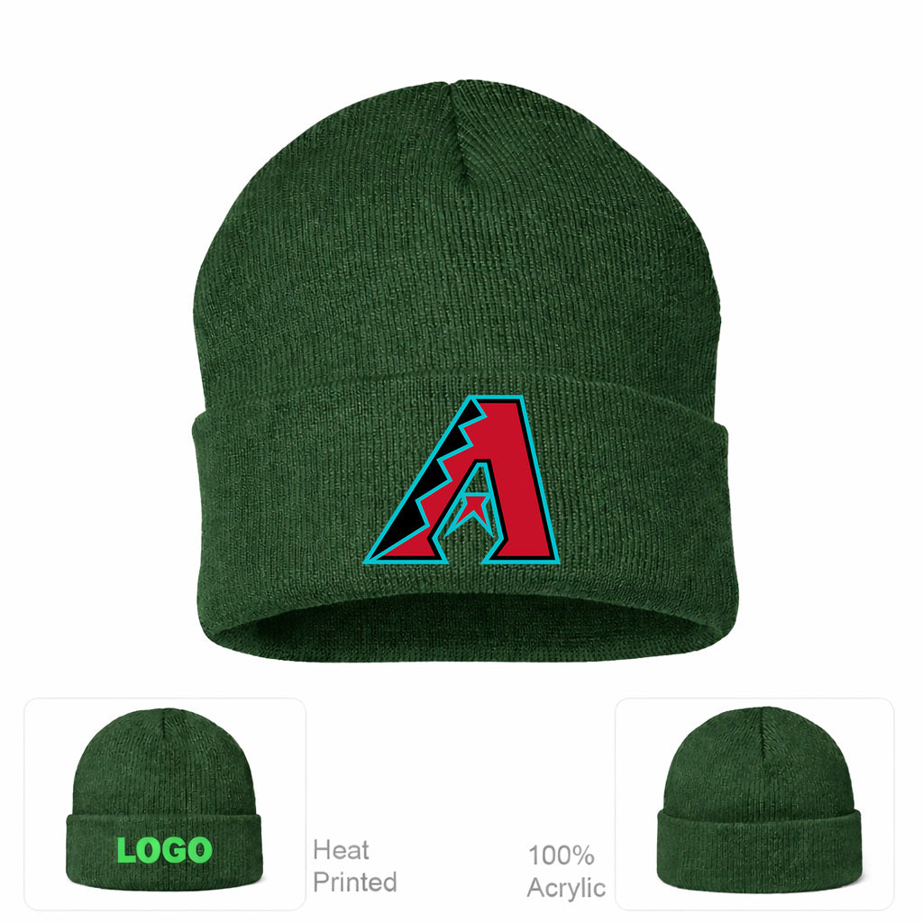 MLB Arizona Diamondbacks Beanie Hat - Forest Green