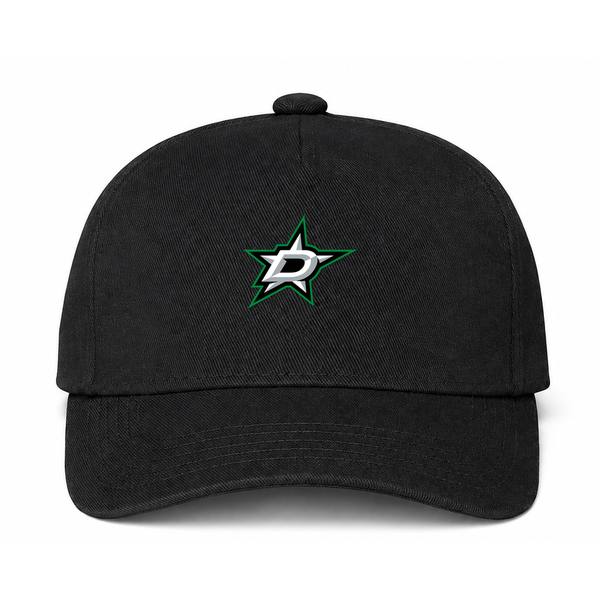 Dallas Stars NHL Logo Black Dad Baseball Cap Hat