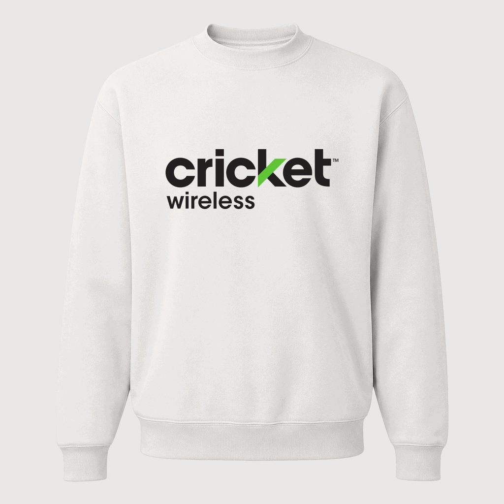 Men's Cricket Wireless Crewneck Sweatshirt - White