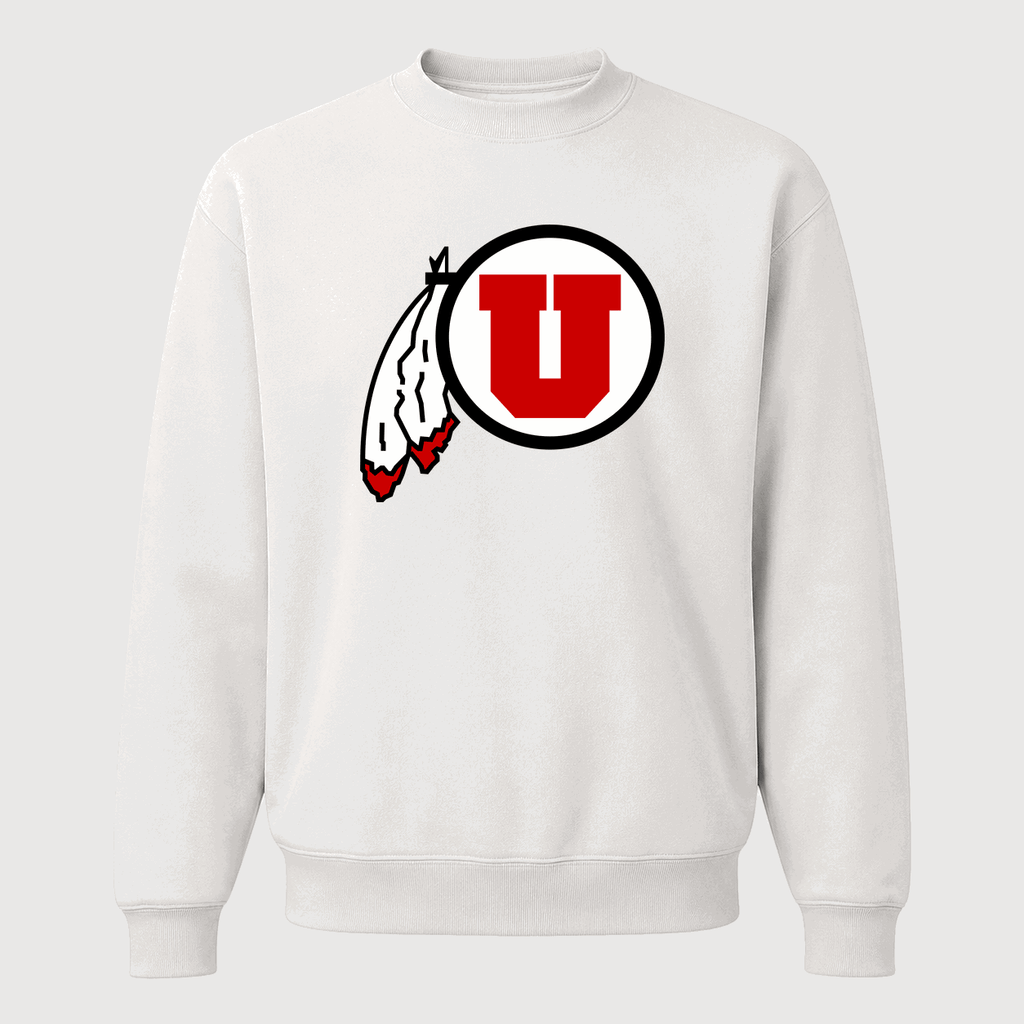 Men's Utah Utes Crewneck Sweatshirt - White